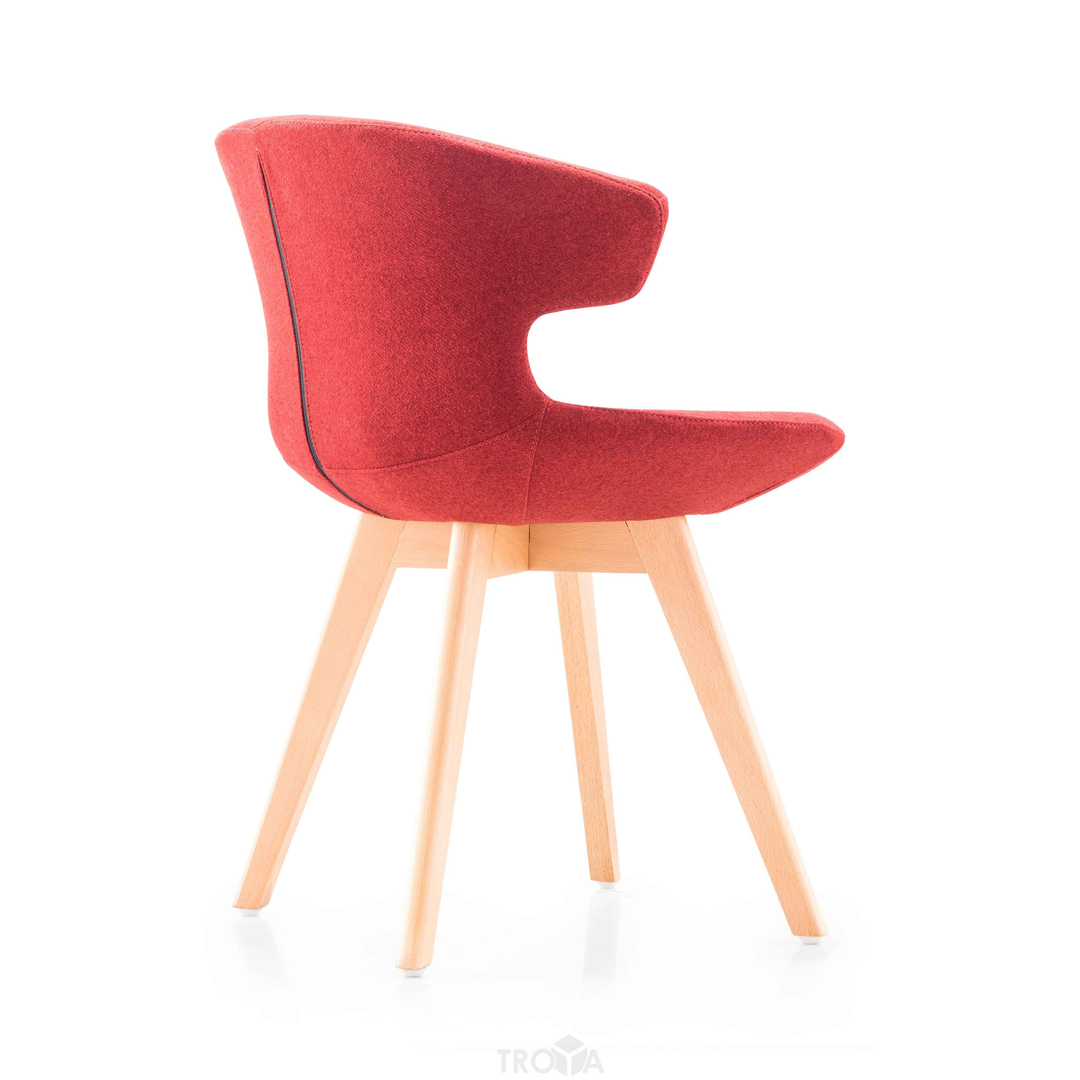 Интерьерный стул на деревянных ножках «Dell» фото 3